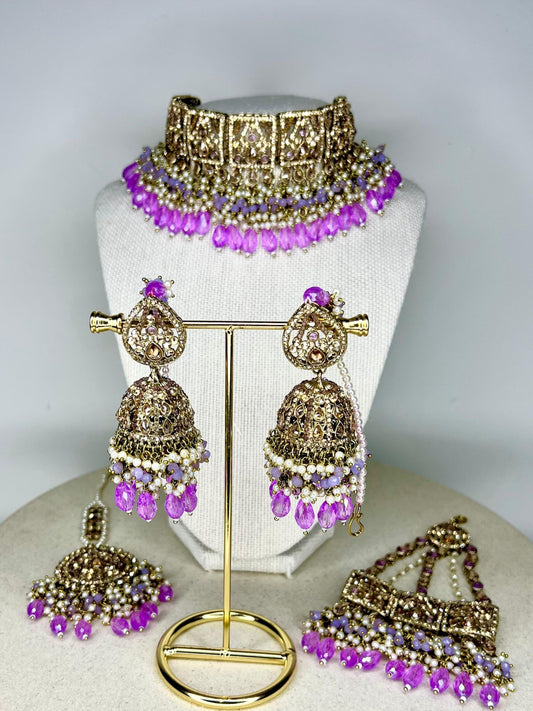 Lavendar Bridal Set