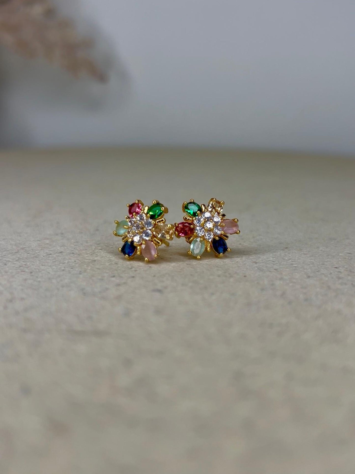 Small Floral Studs