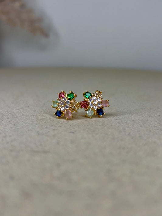 Small Floral Studs